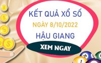 Dự đoán XSHG 8/10/2022 soi cầu VIP Hậu Giang thứ 7