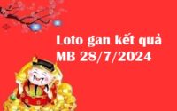 Loto gan kết quả miền Bắc 28/7/2024